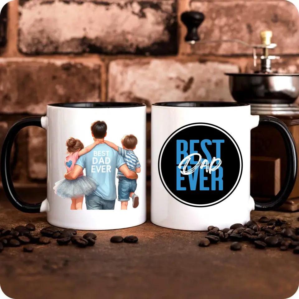 Kubek dla taty na prezent BEST DAD EVER DT27 - storycups.pl