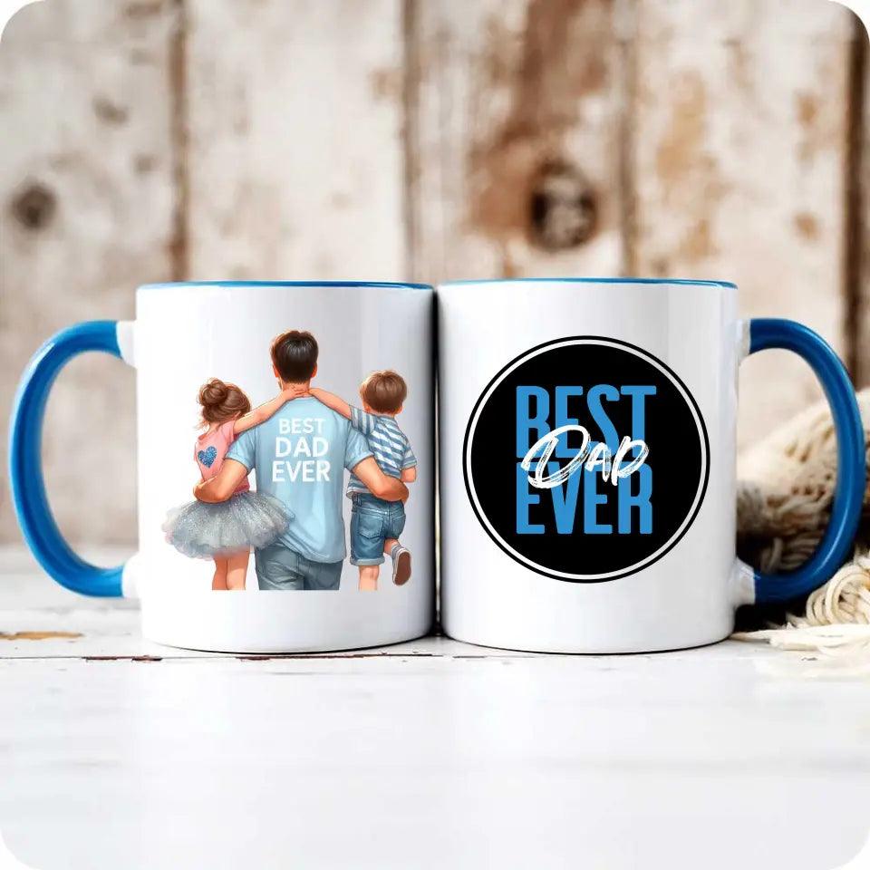 Kubek dla taty na prezent BEST DAD EVER DT27 - storycups.pl