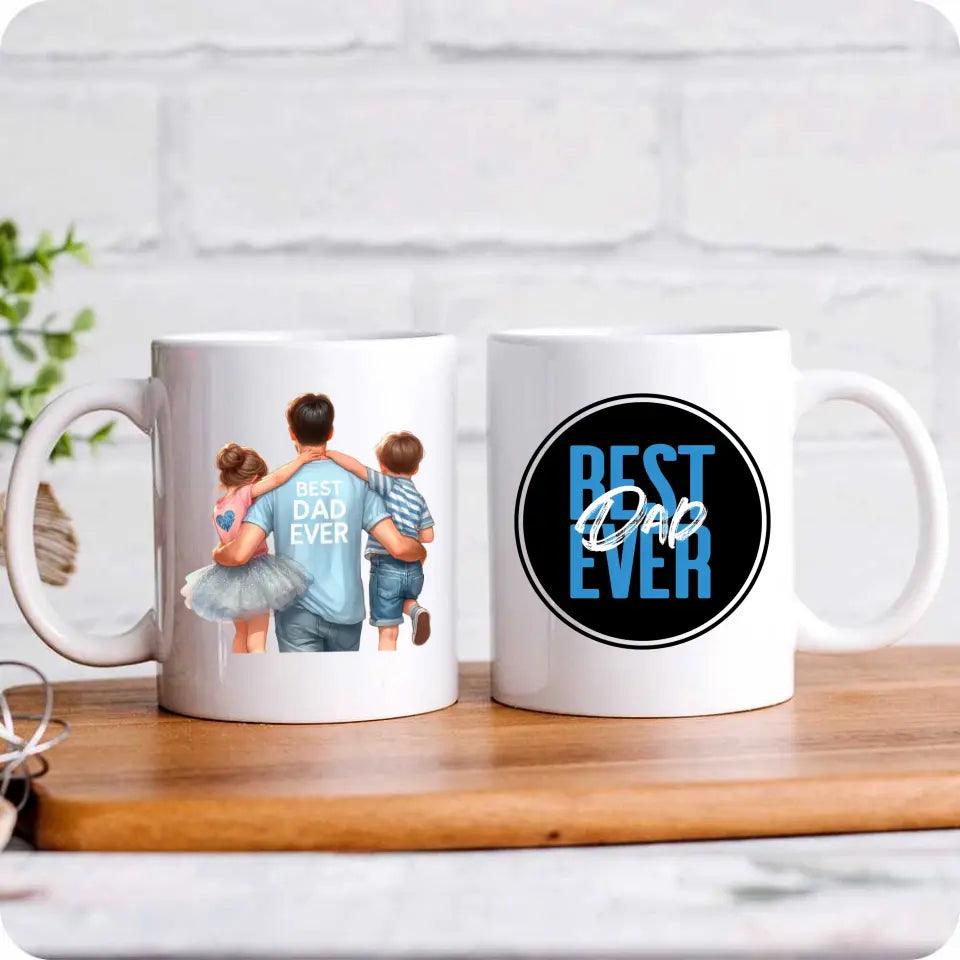 Kubek dla taty na prezent BEST DAD EVER DT27 - storycups.pl