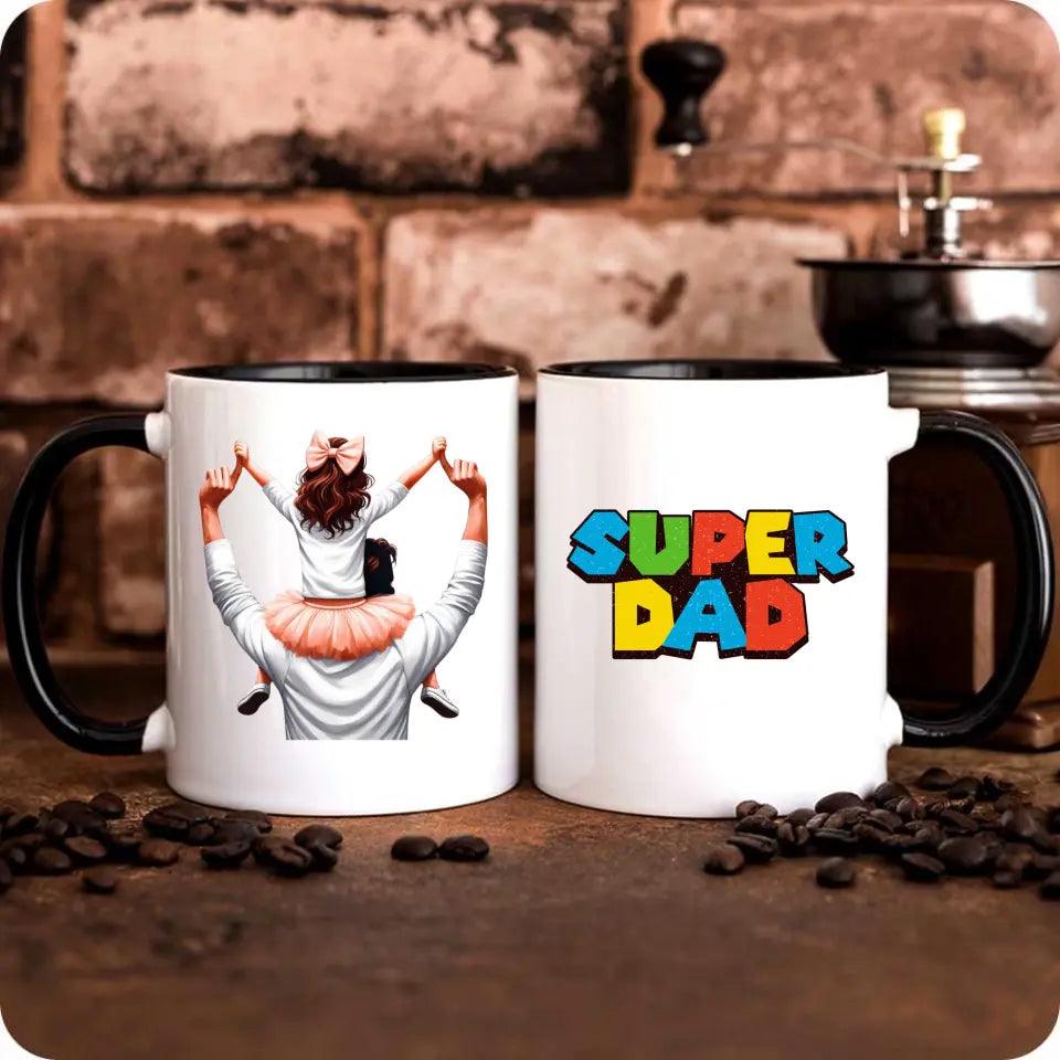 Kubek dla taty na prezent SUPER DAD DT28 - storycups.pl