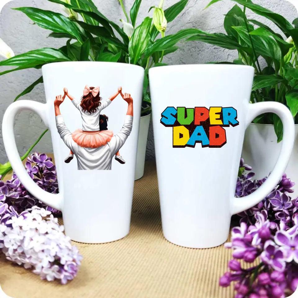 Kubek dla taty na prezent SUPER DAD DT28 - storycups.pl