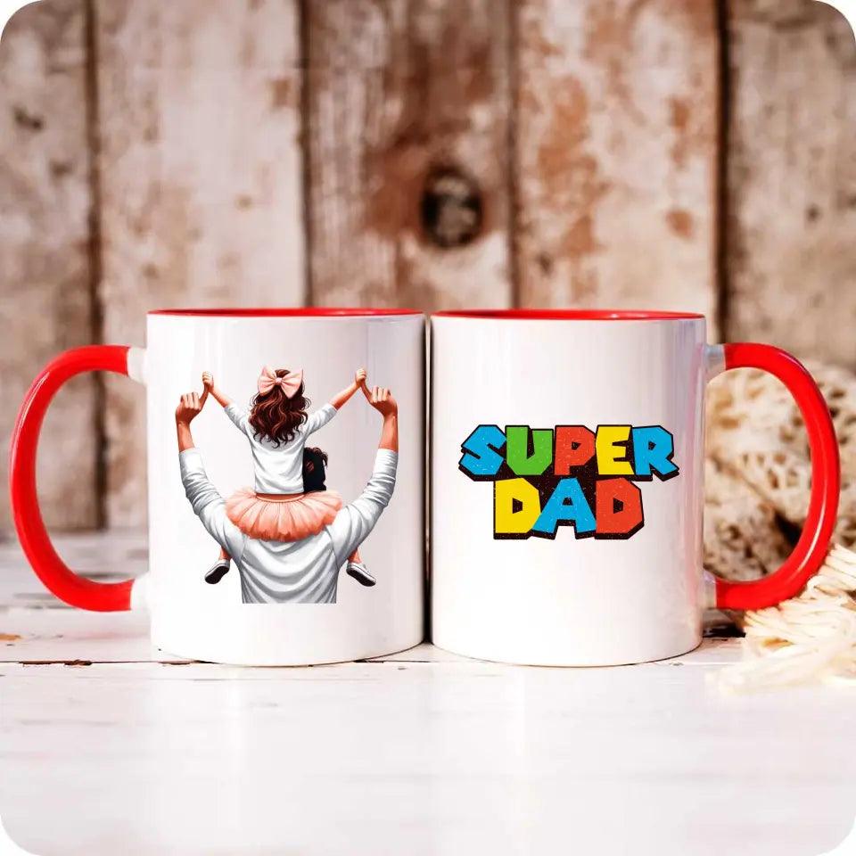 Kubek dla taty na prezent SUPER DAD DT28 - storycups.pl