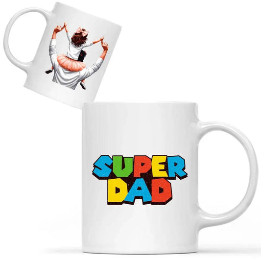 Kubek dla taty na prezent SUPER DAD DT28 - storycups.pl