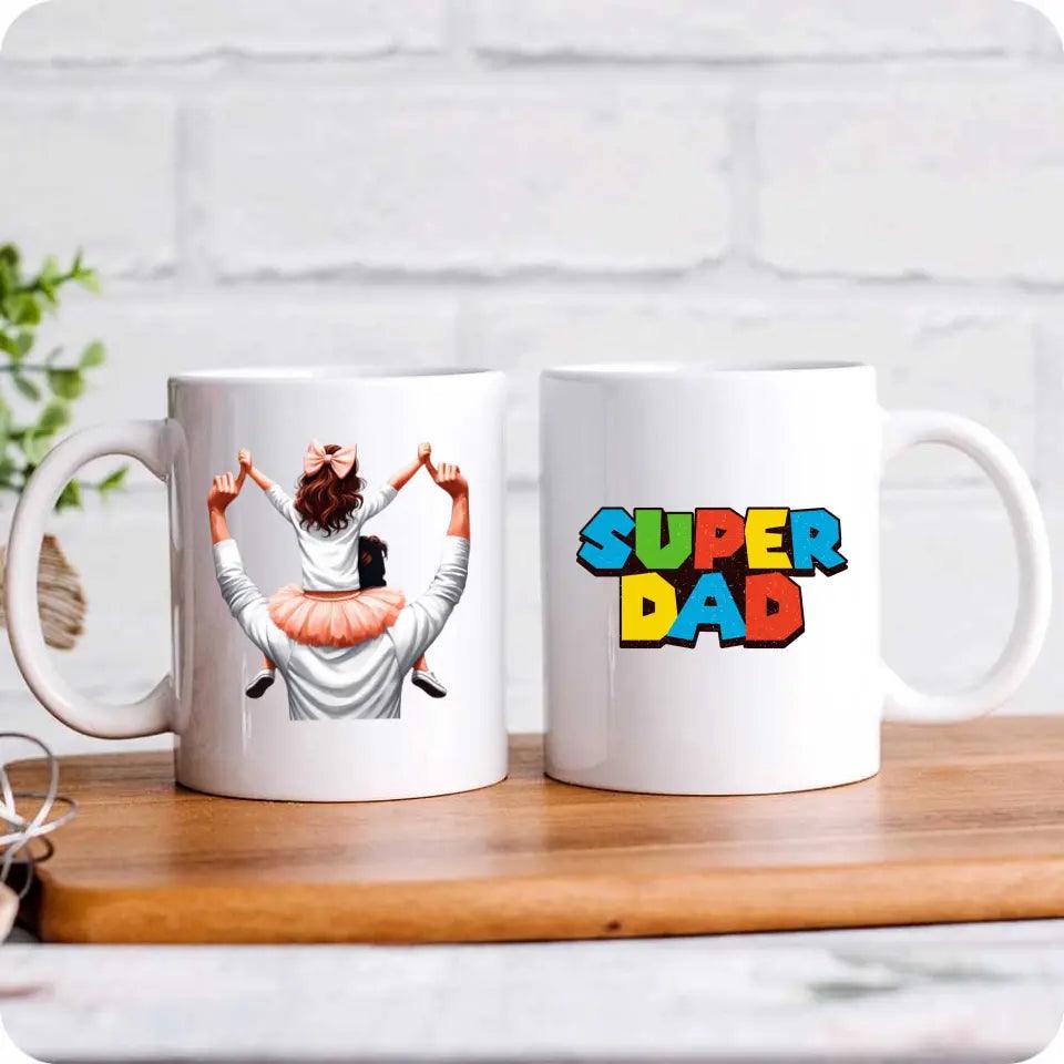 Kubek dla taty na prezent SUPER DAD DT28 - storycups.pl