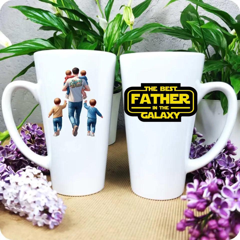 Kubek dla taty na prezent THE BEST FATHER IN THE GALAXY DT30 - storycups.pl