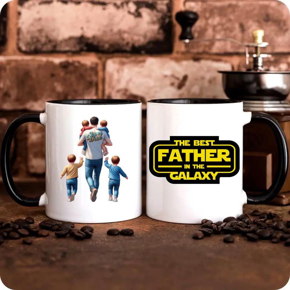 Kubek dla taty na prezent THE BEST FATHER IN THE GALAXY DT30 - storycups.pl