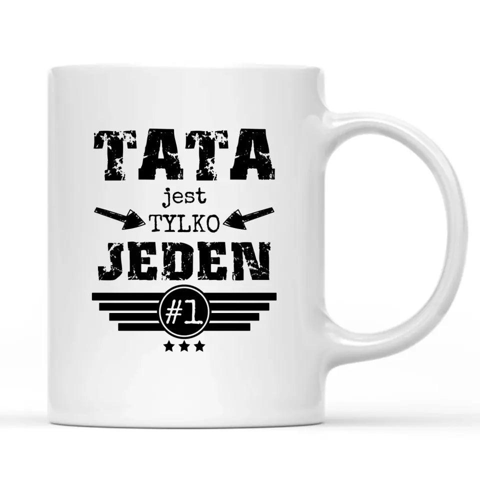 Kubek dla taty na prezent TATA JEST TYLKO JEDEN DT33 - storycups.pl