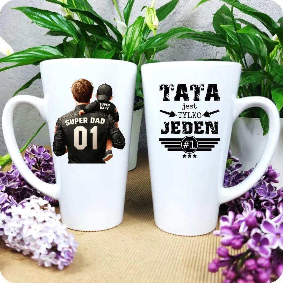 Kubek dla taty na prezent TATA JEST TYLKO JEDEN DT33 - storycups.pl