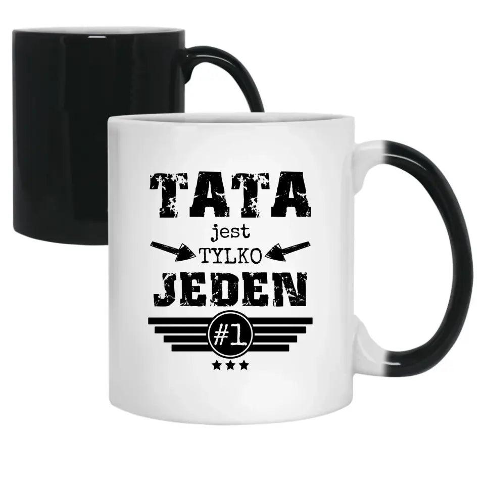 Kubek dla taty na prezent TATA JEST TYLKO JEDEN DT33 - storycups.pl