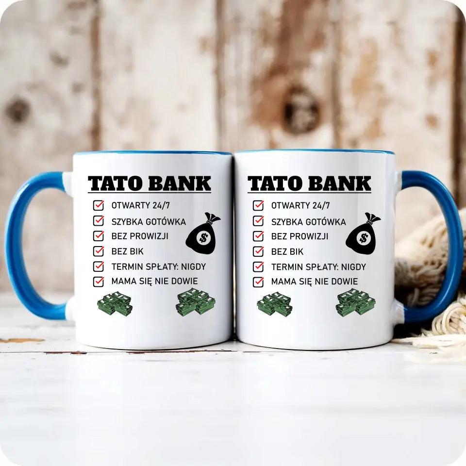 Kubek dla taty na prezent TATO BANK DT41 - storycups.pl