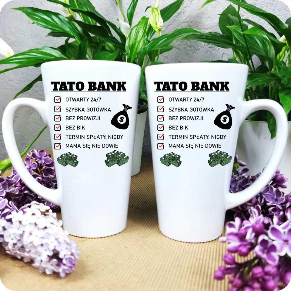 Kubek dla taty na prezent TATO BANK DT41 - storycups.pl