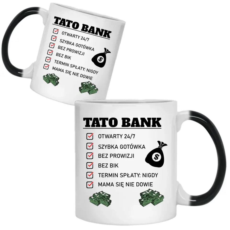 Kubek dla taty na prezent TATO BANK DT41 - storycups.pl