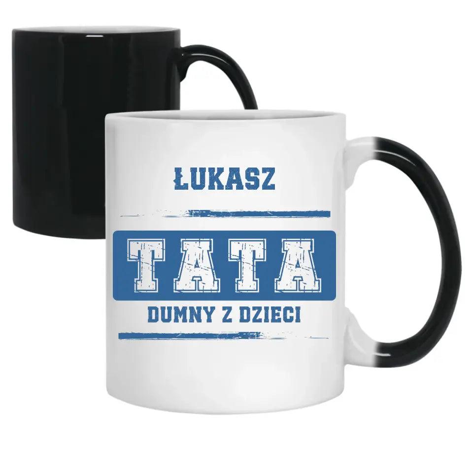 Kubek dla taty na prezent TATA DUMNY Z DZIECI DT44 - storycups.pl