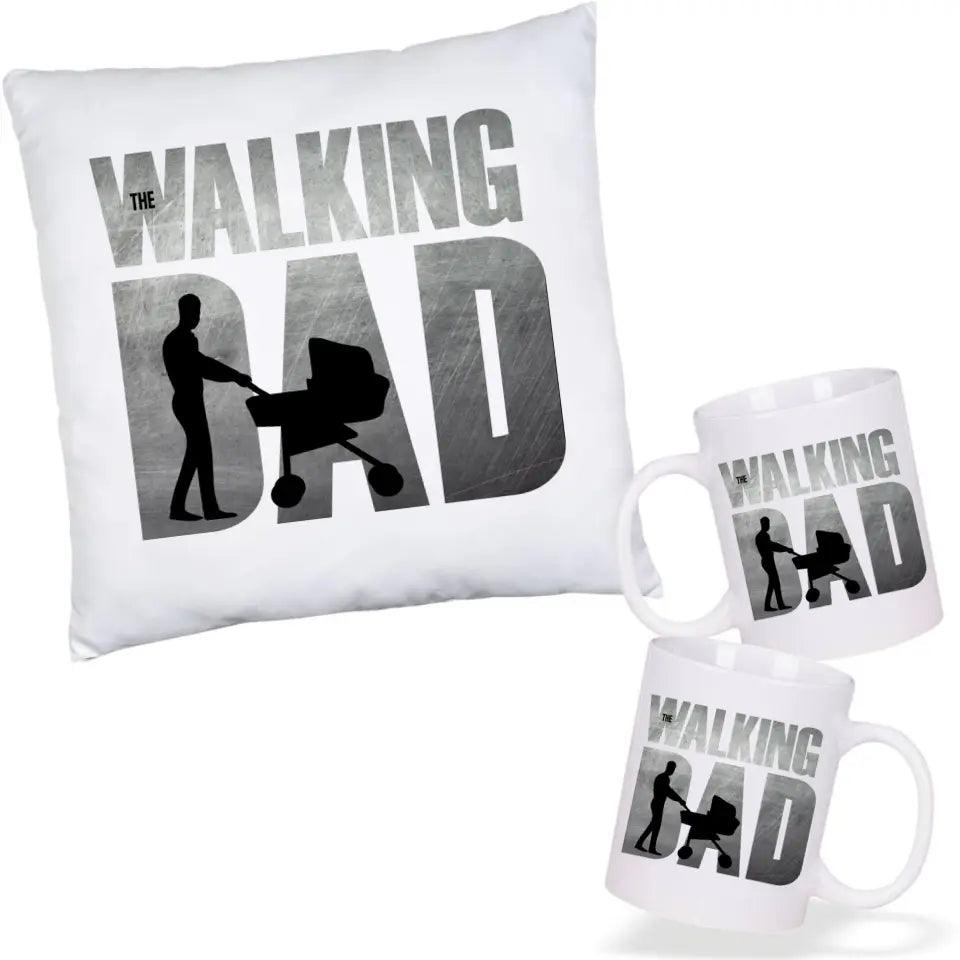 Poduszka i kubek dla taty na prezent THE WALKING DAD - storycups.pl