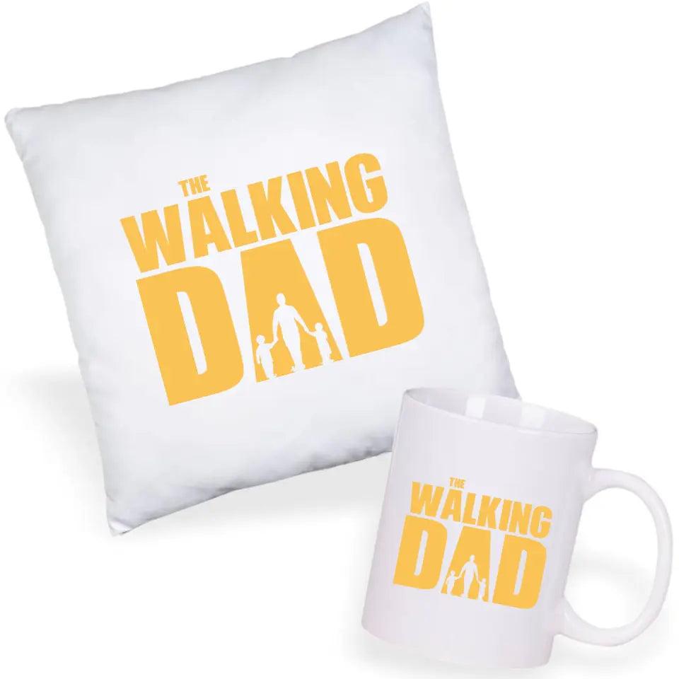 Poduszka i kubek dla taty na prezent THE WALKING DAD - storycups.pl