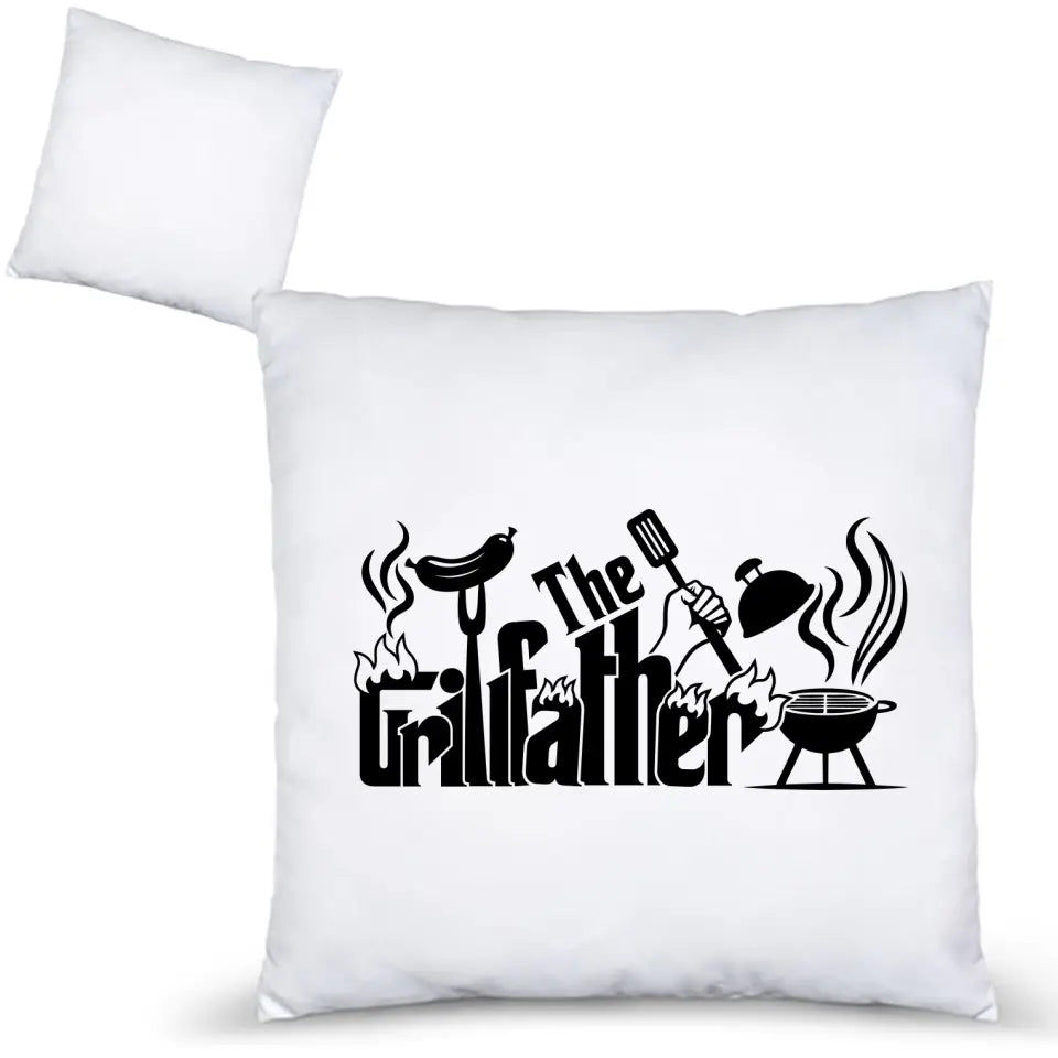 Poduszka dla taty na prezent THE GRILLFATHER - storycups.pl