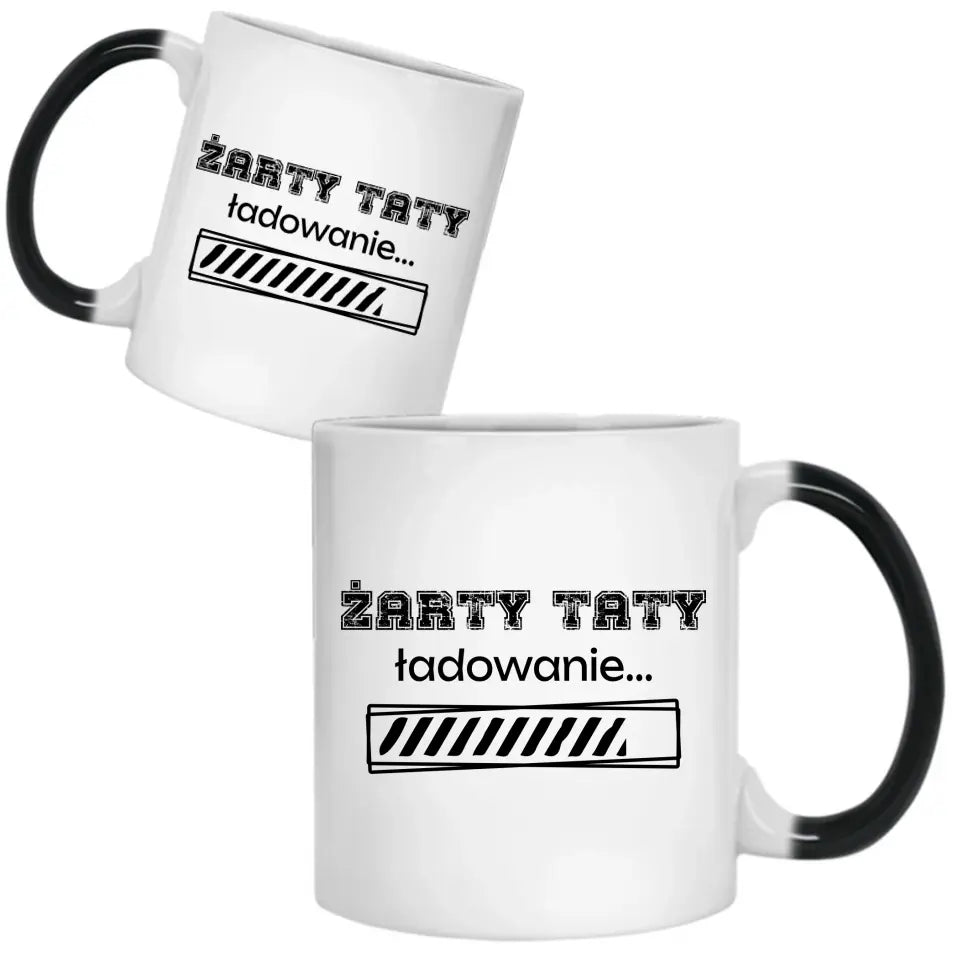 Kubek z napisem dla taty na prezent ŻARTY TATY – storycups.pl