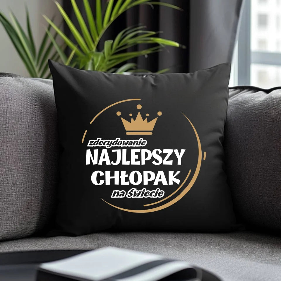 Czarna poduszka premium storycups