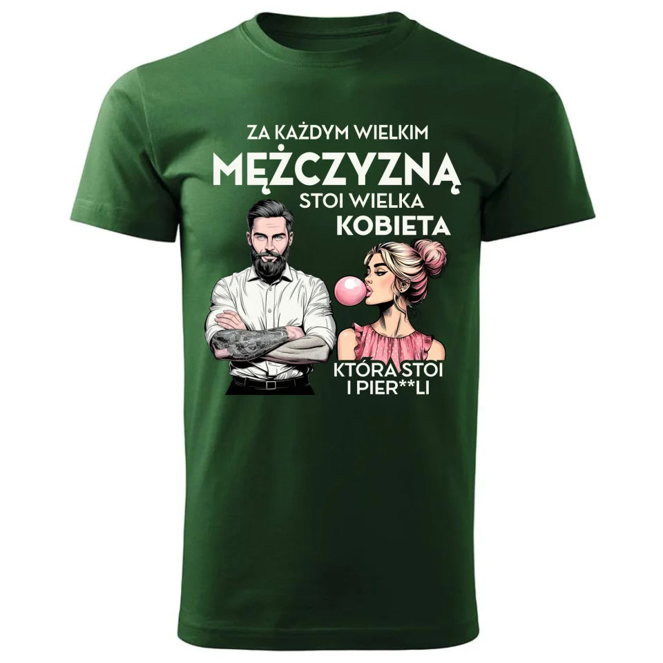 koszulka męska zielona storycups