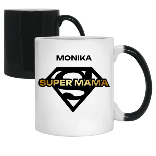 Super mama | Kubek magiczny dla mamy na prezent DM07