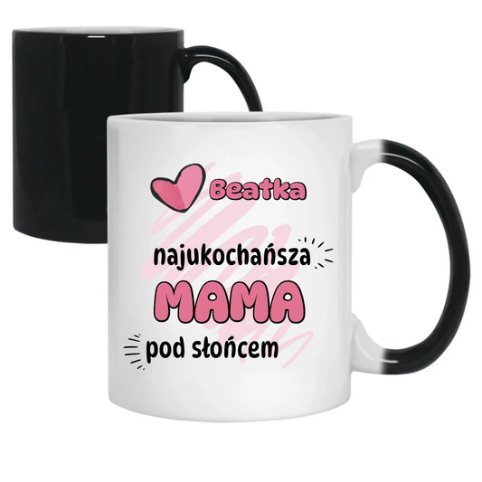 Najukochańsza mama pod słońcem | Kubek magiczny dla mamy DM08