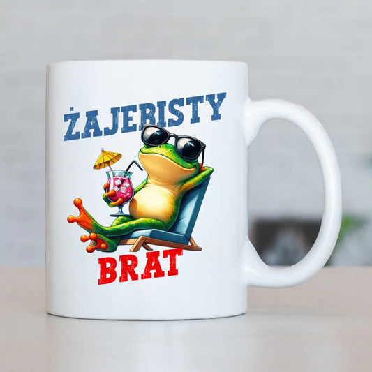 Żajebisty brat | Kubek na prezent dla brata DB01