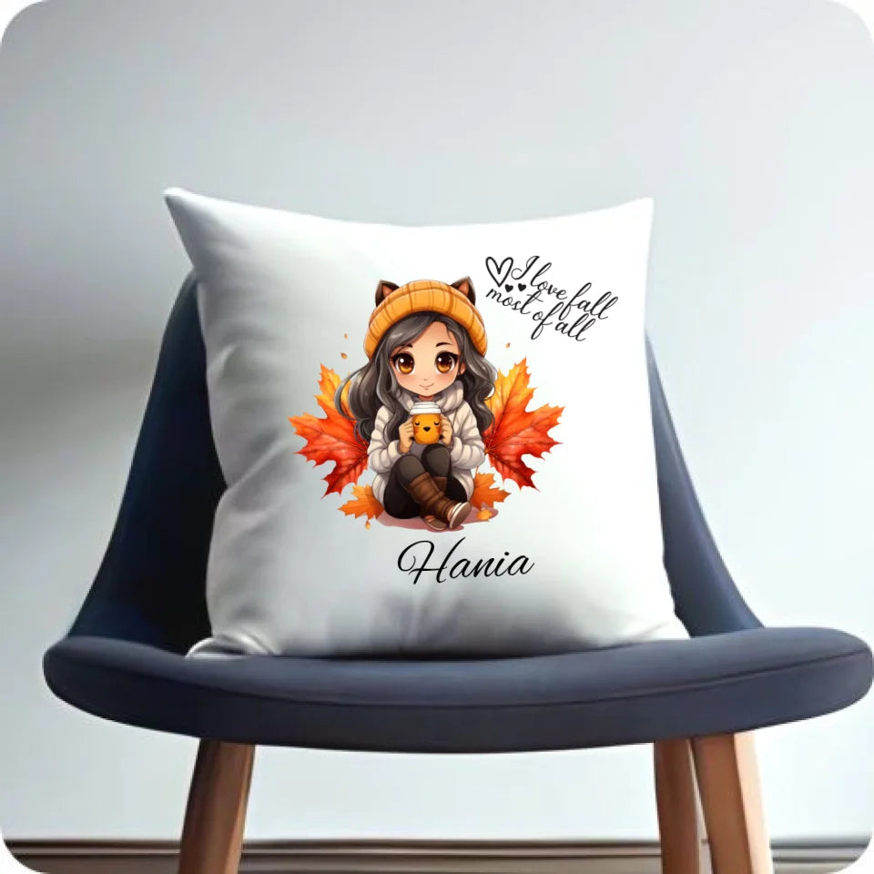 I love fall most of all jesieniara anime imię | Poduszka jesienna JS06