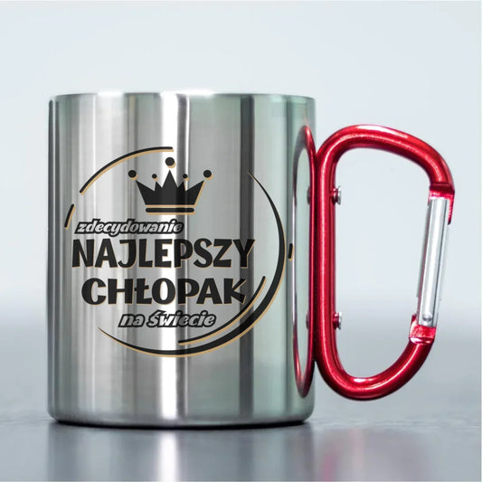 Kubek metalowy z karabińczykiem StoryCups