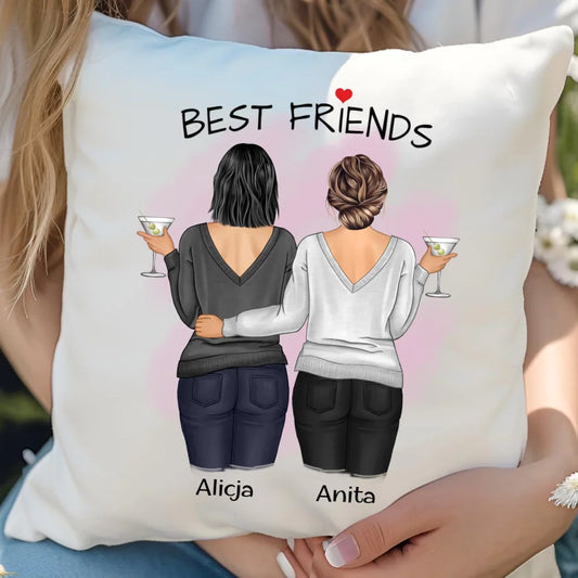 Personalizowany prezent dla przyjaciółki - poduszka Best Friends