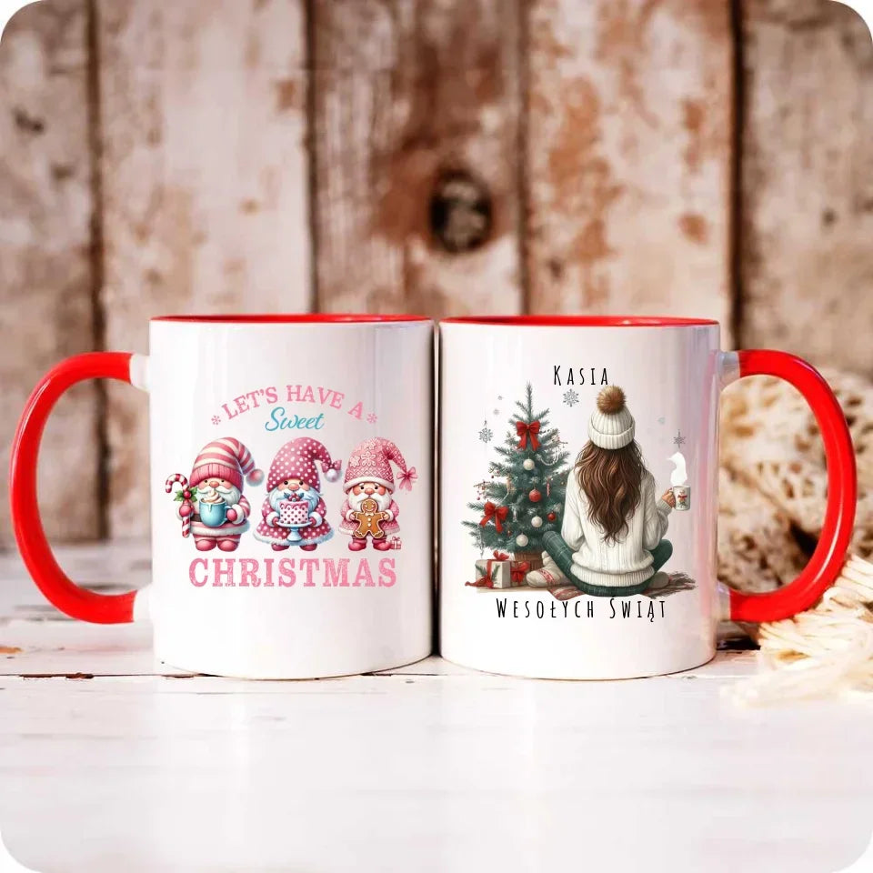Love Winter | Świąteczny kubek z imieniem dla dziewczyny BN15 - StoryCups.pl