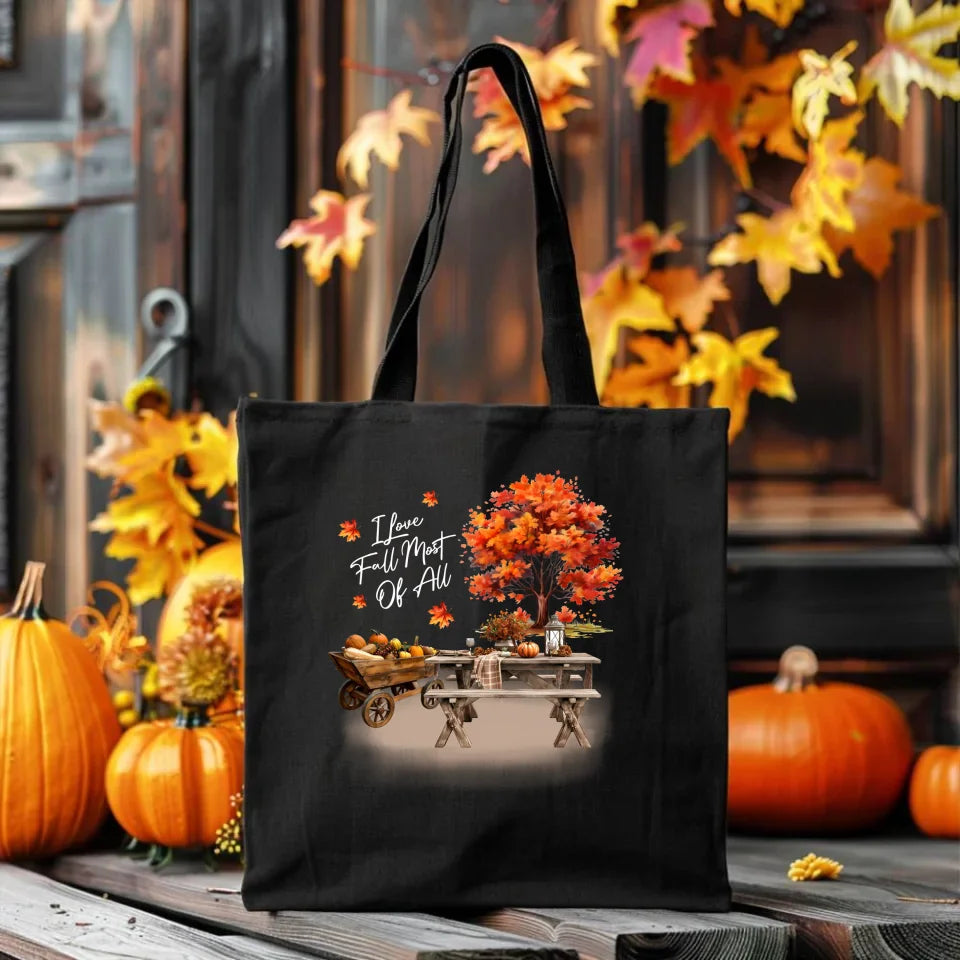 I Love Fall most of all jesień | Torba jesienna