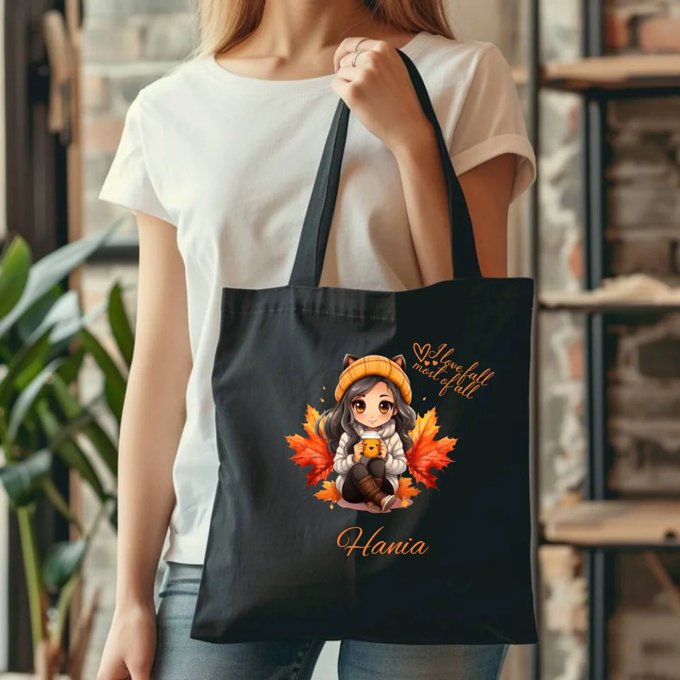 I love fall most of all jesieniara anime imię | Torba jesienna