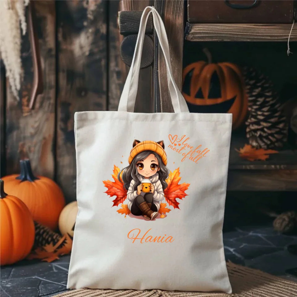 I love fall most of all jesieniara anime imię | Torba jesienna