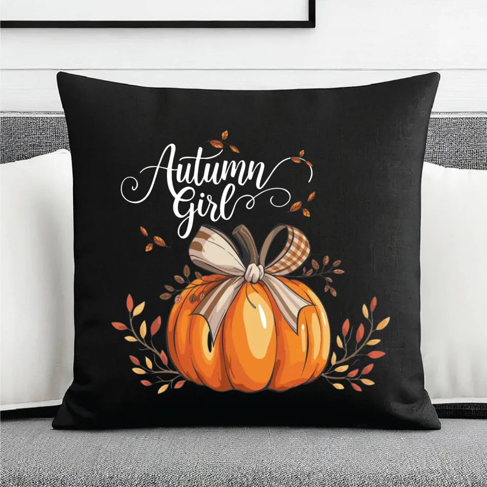 Autumn Girl | Poduszka dekoracyjna jesienna