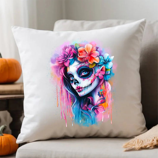 La Muerte | Poduszka dla dziewczyny na Halloween