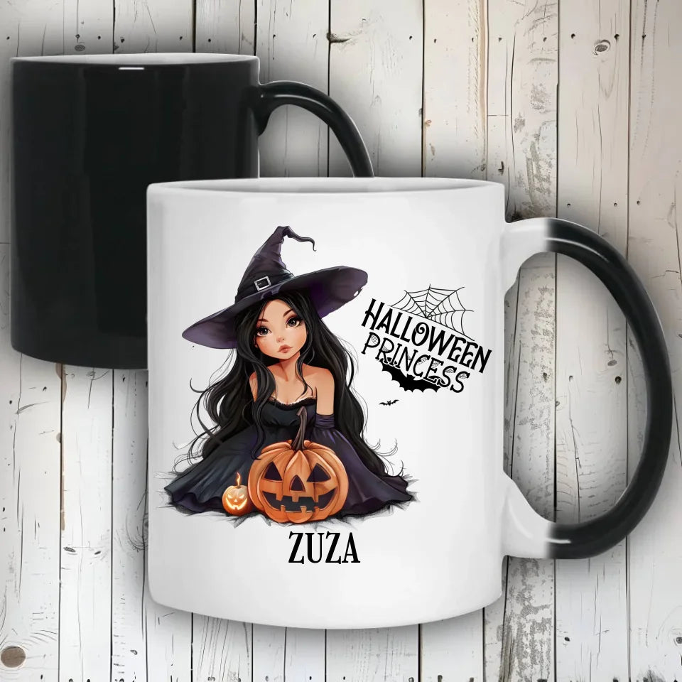 Halloween Princess | Kubek magiczny z imieniem na Halloween