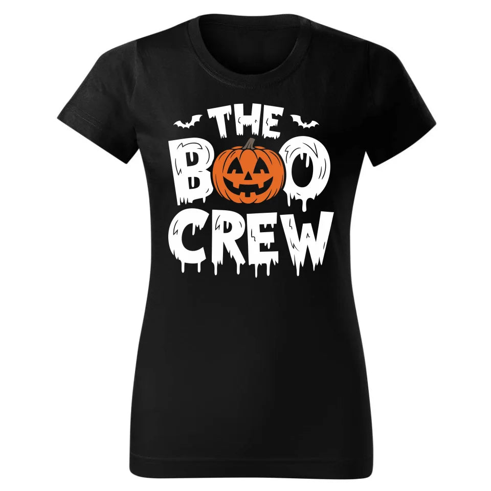 The Boo Crew | Koszulka damska na Halloween czarna