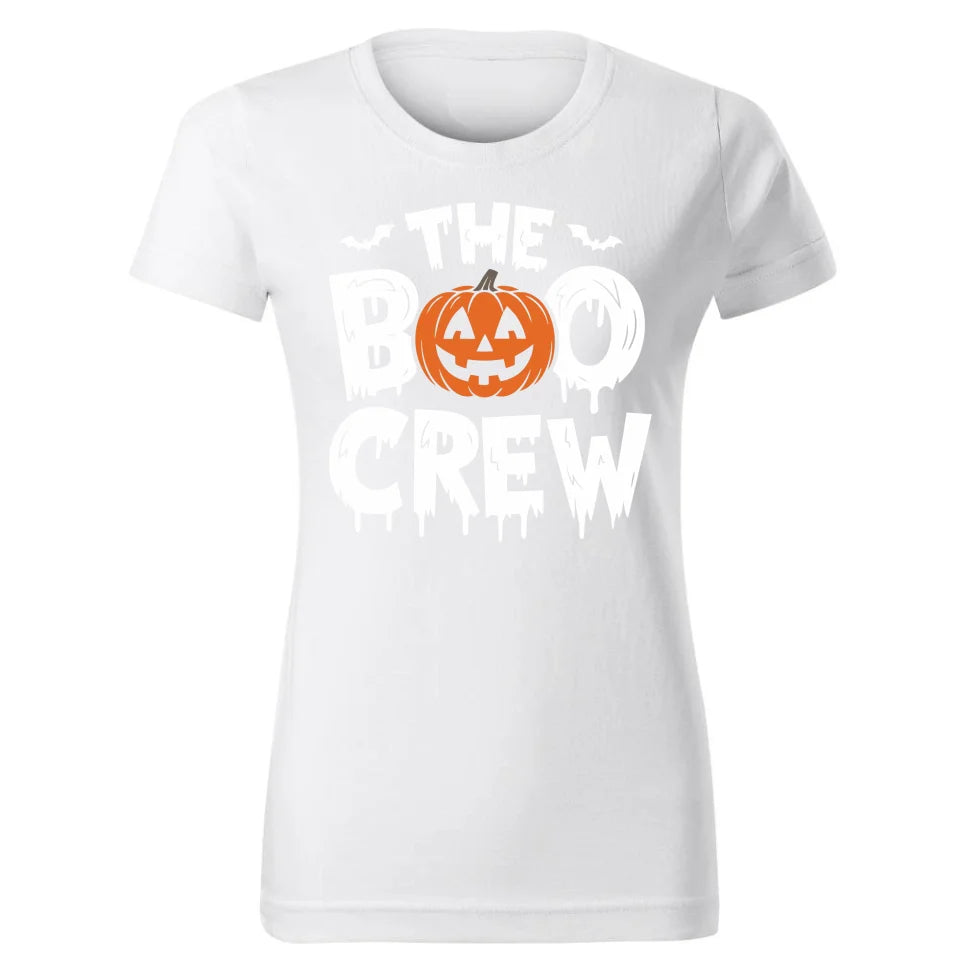 The Boo Crew | Koszulka damska na Halloween biała