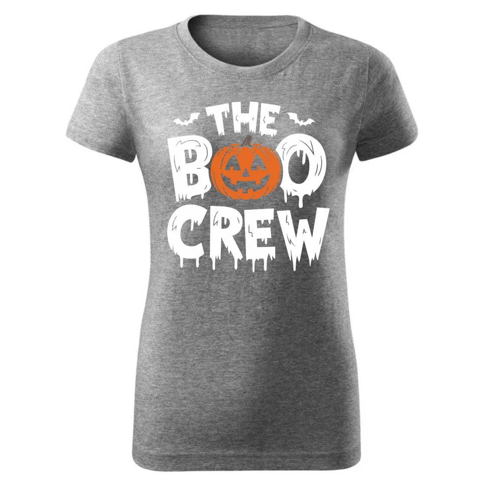 The Boo Crew | Koszulka damska na Halloween szara