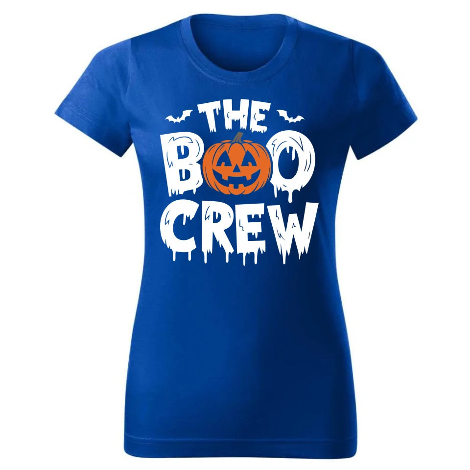 The Boo Crew | Koszulka damska na Halloween niebieska