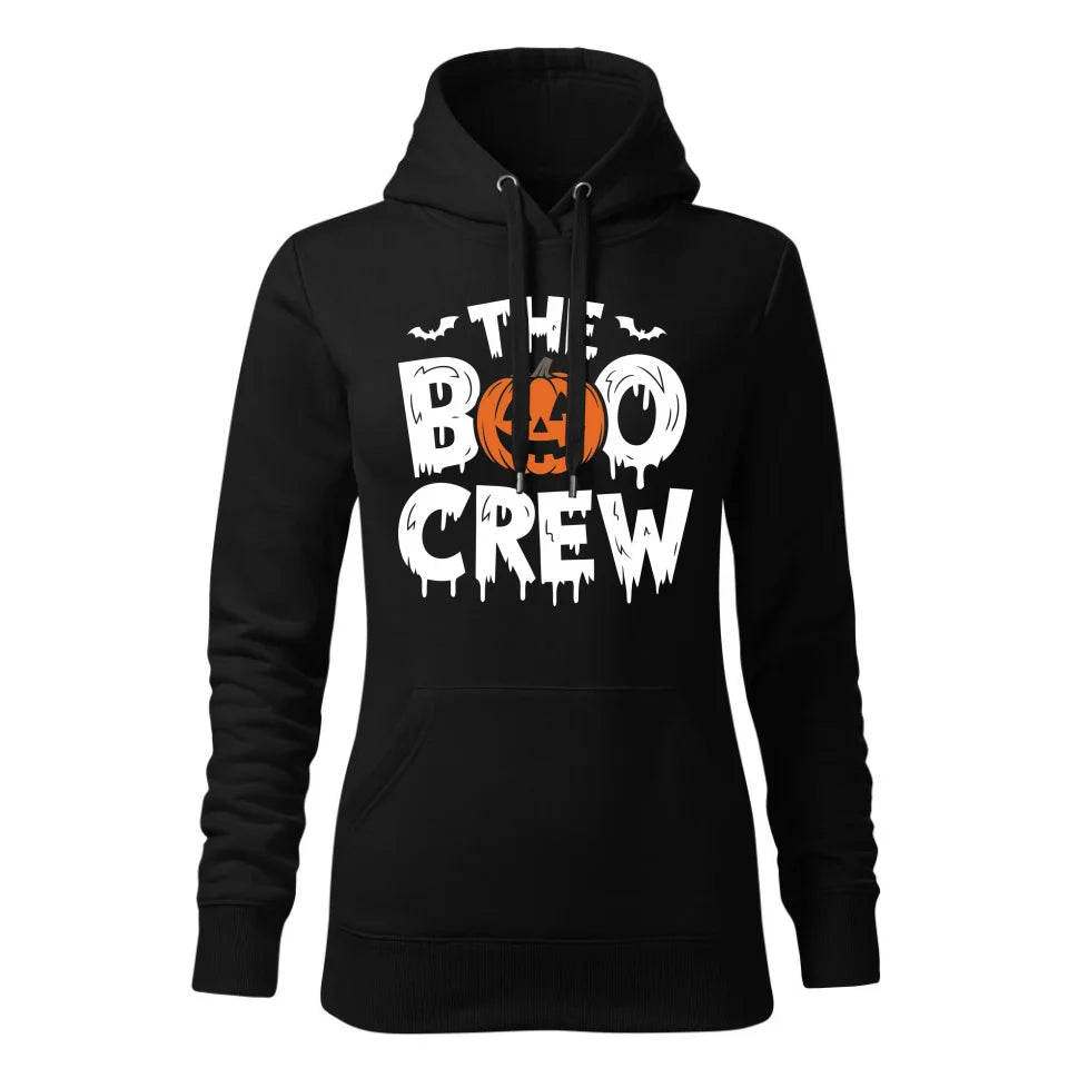 The Boo Crew | Bluza damska z kapturem Halloween czarna