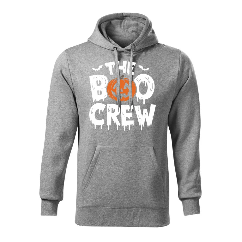 The Boo Crew | Bluza męska z kapturem Halloween szara