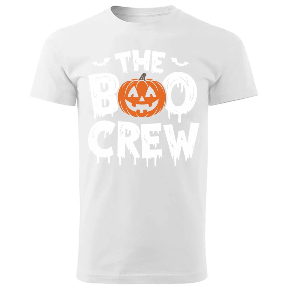 The Boo Crew | Koszulka męska na Halloween biała