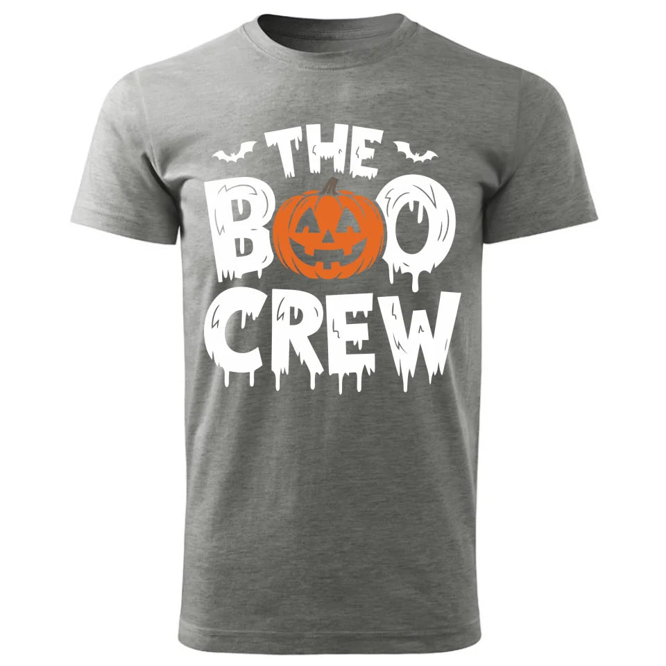 The Boo Crew | Koszulka męska na Halloween szara