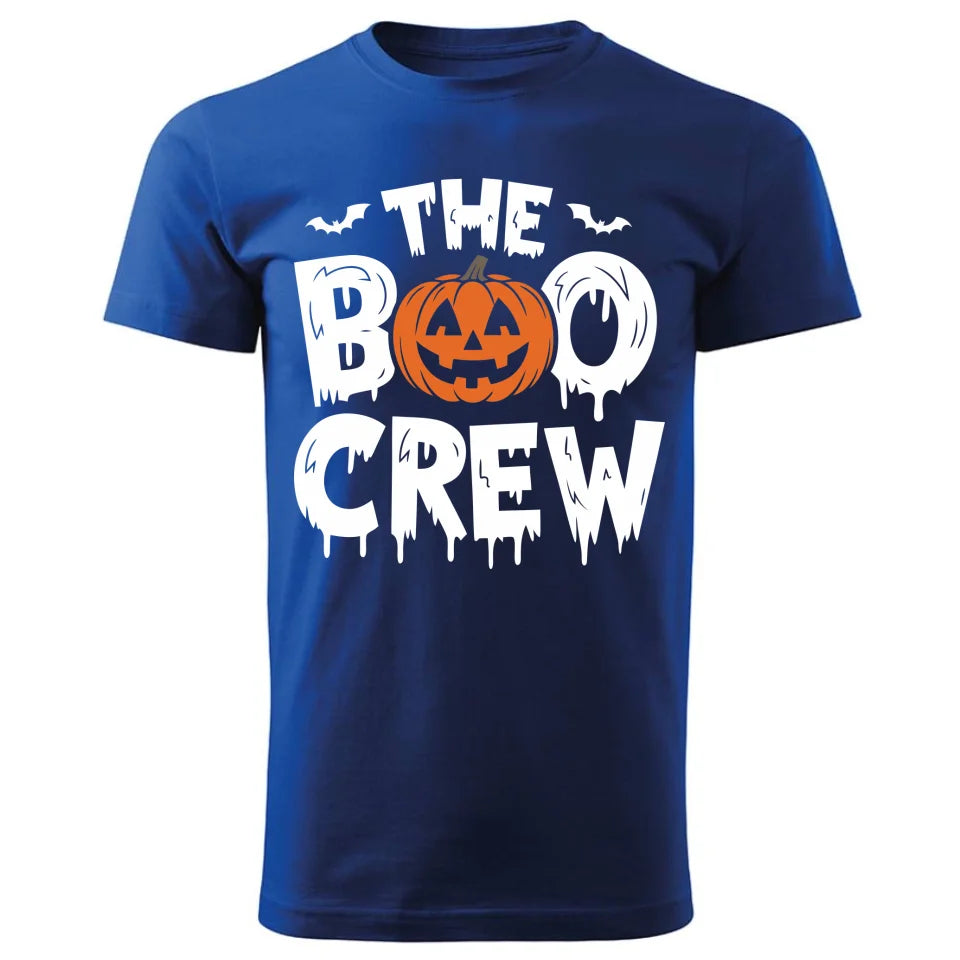 The Boo Crew | Koszulka męska na Halloween niebieska