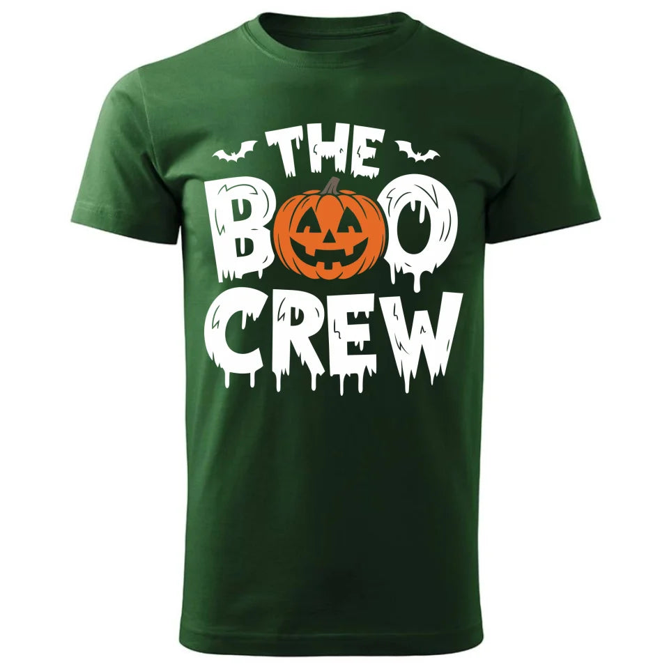 The Boo Crew | Koszulka męska na Halloween zielona