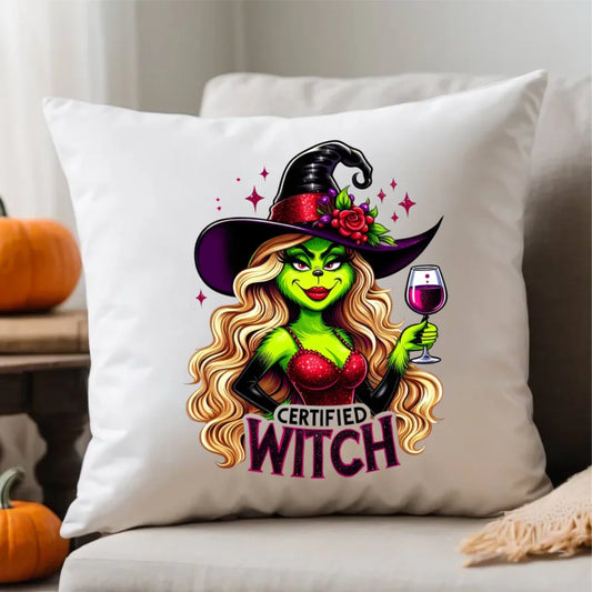 Certified Witch | Śmieszna poduszka