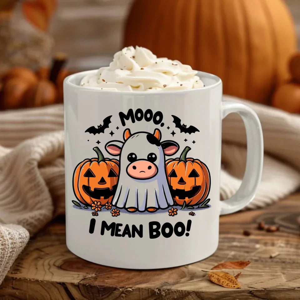 Mooo I mean Boo! | Kubek na Halloween