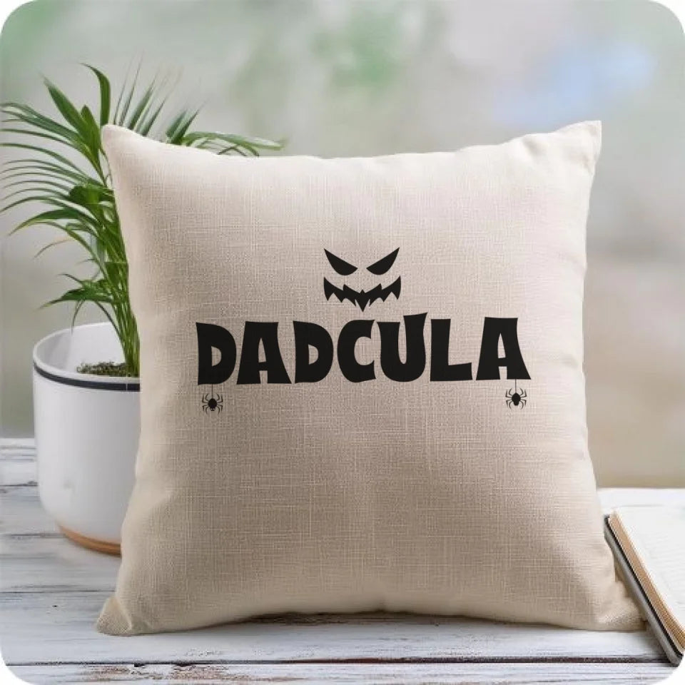 Dadcula | Poduszka dla taty, prezent dla taty lniana