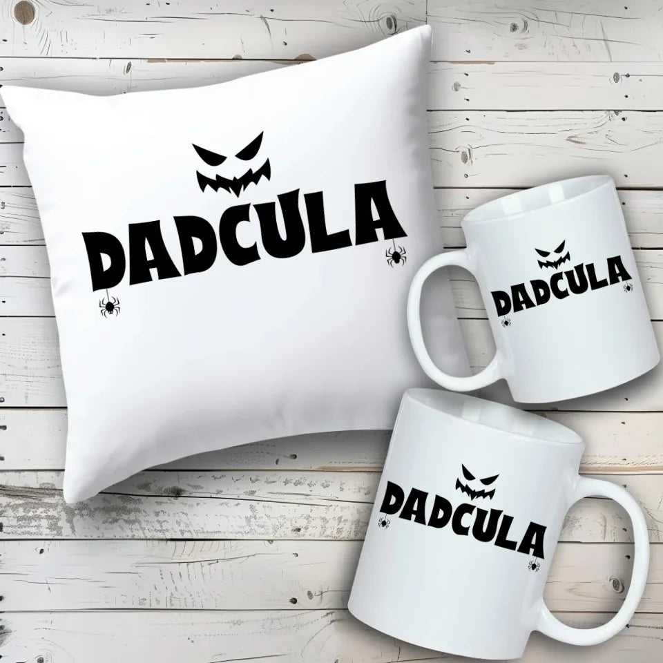 Dadcula | Zestaw poduszka i kubek dla taty na prezent